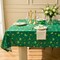 St. Patrick’s Day Tablecloth Waterproof Green Clover Table Cover – Shamrock Pattern Fabric Table Cloth for Dining Room, Party, Kitchen & Holiday Decoration, W60 x L84 in